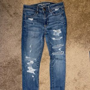 American Eagle Ripped Jeans. Size 2.